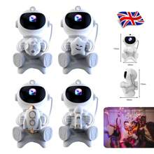 Astronaut Galaxy Projector Nebula Ceiling Galaxy Light Projector Bluetooth USB Valentine's Day Gift For Boyfriend/Girlfriend - White - View 2