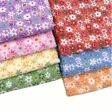 7Pcs 20" X 20" Fabric DIY Making Supplies Quilting Patchwork Fabric Fat Quarter Bundles DIY For Quilting Patchwork Cushions Fabric For Patchwork