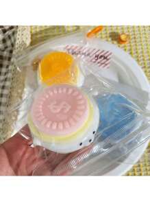 Juguete apretable de perro con moneda rosa, suave y que se eleva lentamente, regalo creativo para reducir el estrés, juguete apretable, juguete apretable que se eleva lentamente, regalos rosas, kit de apretones, perro Taba Squishy