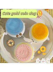 Juguete apretable de perro con moneda rosa, suave y que se eleva lentamente, regalo creativo para reducir el estrés, juguete apretable, juguete apretable que se eleva lentamente, regalos rosas, kit de apretones, perro Taba Squishy
