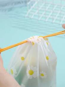 Bolsa de almacenamiento de zapatos con cuerda, bolsas de zapatos transparentes portátiles y resistentes al agua para viajes, bolsa organizadora de zapatos multifuncional para hombres y mujeres, suministros de viaje, almacenamiento y organización del hogar - Multicolor - Ver 4