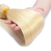 613 Blonde Bundles Human Hair Straight 613 Bundles18 Inch 613 Human Hair Bundles 12A Grade Unprocessed Russian Blonde Virgin Human Hair Bundles Straight Hair 1 Bundles - Gold - View 6