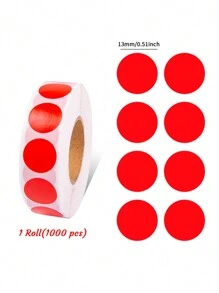 1000 miếng dán chấm tròn 1/2 inch, nhãn mã hóa màu, nhãn dán mã hóa nhiều màu để phân loại tệp, đánh dấu các điểm chính, tô màu, lớp học của học sinh, văn phòng, tổ chức, ý tưởng quà tặng Giáng sinh, đồ trang trí nhà ngày lễ (1 cuộn = 1000 miếng), lớp học, nhãn dán chấm, cuộn nhãn dán, cuộn tô màu, giấy dán, nhãn dán chấm trắng, nhãn dán nhỏ, nhãn dán chấm trắng, nhãn dán chấm đỏ - nhiều màu - Xem 20