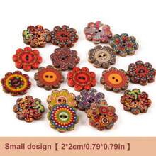 50PCS Red Wooden Butterfly Shape Buttons - Decorative DIY Craft Supplies For Scrapbooking, Clothing, Wedding, Party Decor - Vintage Style Jute Ribbon Rope Cord Embellishments Christmas Tree Button
