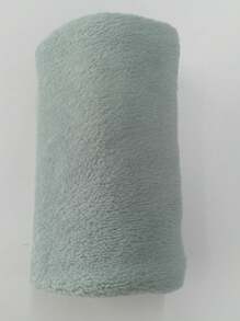 婴儿毯 女童男童 柔软纯色抗过敏超细纤维毯 100 X 80 厘米 - 薄荷綠 - 查看 6