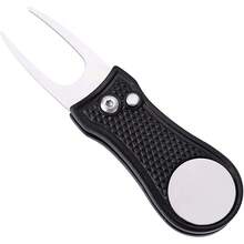 Golf Divot Repair Tool, All Metal Foldable Divot Tool With Pop-Up Button & Magnetic Ball Marker - Multicolor - View 19