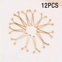 24pcs/12pcs/8pcs Invisible U-Shaped Waist-Cinching Clips, Waist Clips No Nail No Sew To Adjust Pants Waist, Sleeve, Curtain Fixers, Scarf Clips, U-Shaped Anti-Slip Clips For Daily Use On Clothes, Skirts, Headscarves