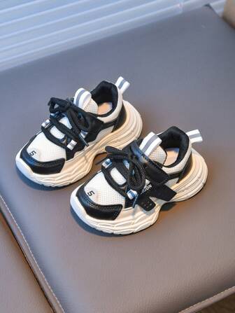 1Pair Children's Shoes Breathable Mesh Sports Shoes 1-6 Years Old Boys' Casual Shoes Girls' Soft Soled Baby Walking Shoes