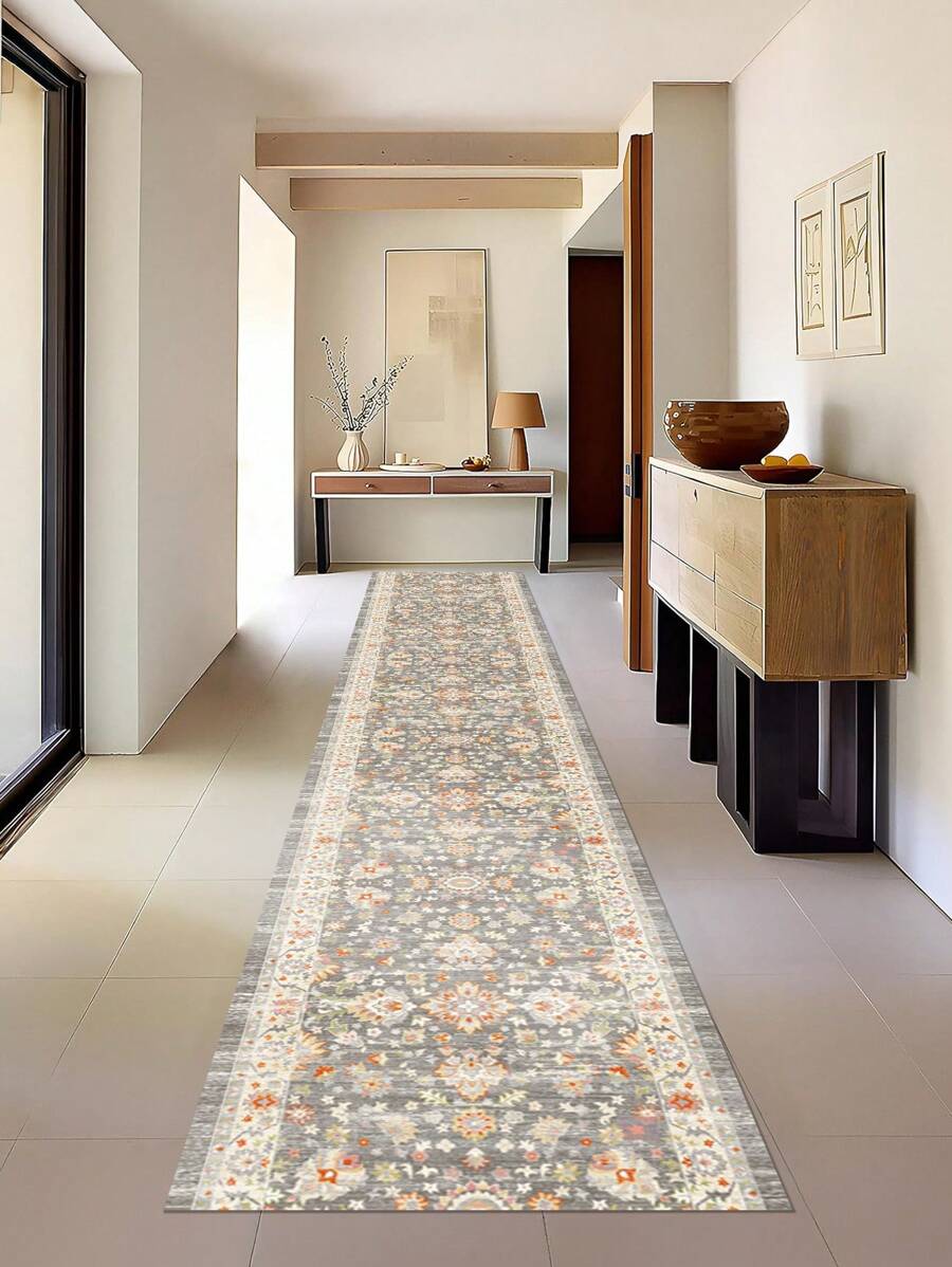 Tapete de veludo cristal estilo boho bege 1 peça, 850g/m² 0,8cm de espessura, retangular, antiderrapante e lavável, decoração para sala de estar, cozinha, sala de jantar, escritório, adequado para todas as estações