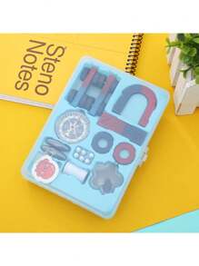 Lehr-Magnet-Materialien. Puzzle Magnetisches Dynamik-Wissenschafts-Experiment-Set. Schule Magnet-Experiment-Set [Zufällige Boxenfarbe], Schulmaterial, Schulanfang