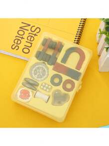 Lehr-Magnet-Materialien. Puzzle Magnetisches Dynamik-Wissenschafts-Experiment-Set. Schule Magnet-Experiment-Set [Zufällige Boxenfarbe], Schulmaterial, Schulanfang