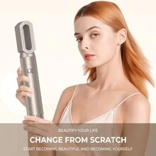 UKLISS 五合一自动卷发器和热风刷二合一美发工具，妈妈礼物，情人节礼物，男朋友礼物，粉色可爱，圣帕特里克节 - 美規A型插(110-127V) - 查看 5