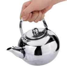 Stainless Steel Water Kettle Teapot With Infuser Filter Coffee Kettle Green Oolong Tea Jug Home Office Tea Coffee Tools Cookware