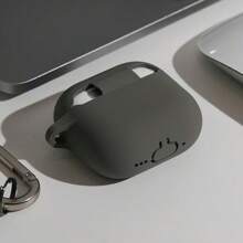 Compatible With Apple AirPods S4 Headphone Protective Case AirPods 4 Protective Case Pro2 All Inclusive S4 Headphone Pods3 Liquid Silicone Case Soft Shell 4th Generation AirPods Pro 4th Generation Headphone Case Soft Shell - Burgundy - View 1