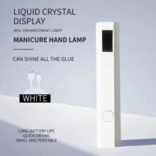 Lámpara secadora de uñas portátil conveniente UV/LED para curar todo tipo de esmalte de uñas, herramienta de arte de uñas recargable USB de secado rápido