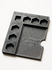 EDH (Elder Dragon Highlander) Zone, Suitable For Magic: The Gathering (MTG) - Black - View 6