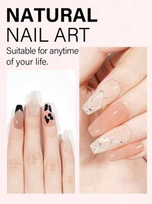 TOMICCA 4瓶8毫升裸色凝胶指甲油，持久可卸UV/LED凝胶指甲油套装，适合初学者在家DIY，专业美甲沙龙或作为礼物赠送 - 彩色 - 查看 7