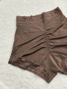 1 pieza Leggings moldeadores y adelgazantes de talla grande para mujer con agarre de silicona antideslizante, pantalones de control de abdomen y levantamiento de glúteos, adecuados para uso diario
