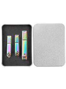 1pc3pc Gift Box Personalized Nail Clippers With Your Name, Customized Stainless Steel Nail Clipper Set Gifts For Men And Women, Nail Clippers Set Matte Stainless Steel Fingernail Clippers, Mother's Day Birthdays ,For Father's Day,For Weddings, Bedroom,For Graduation, For Housewarming Office, School, Home, Bathroom, Living Room,