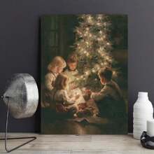 1 Pc Vintage Tree Canvas Art Print Wooden Framed Canvas Painting Thickness 2.25cm/0.9inch High Quality Wall Art Prints Poster Direct Hanging Wall Picture Decor For Home Gifts, Gift, Decoration,Living Room, Bathroom, Bedroom, Kitche