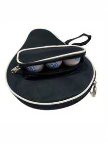 1pc Portable Ping Pong Racket Bag, Protective Storage Carry Case - Multicolor - View 1