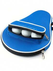 1pc Portable Ping Pong Racket Bag, Protective Storage Carry Case - Multicolor - View 2