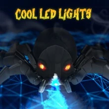 DEERC Remote Control Spider, Robot Spide With Spray And Lights, Robot Toy For Kids, For Halloween Xmas Birthday Party Joke Prank, Wireless RC Realistic Bot Moving Real Music Effect Tarantula