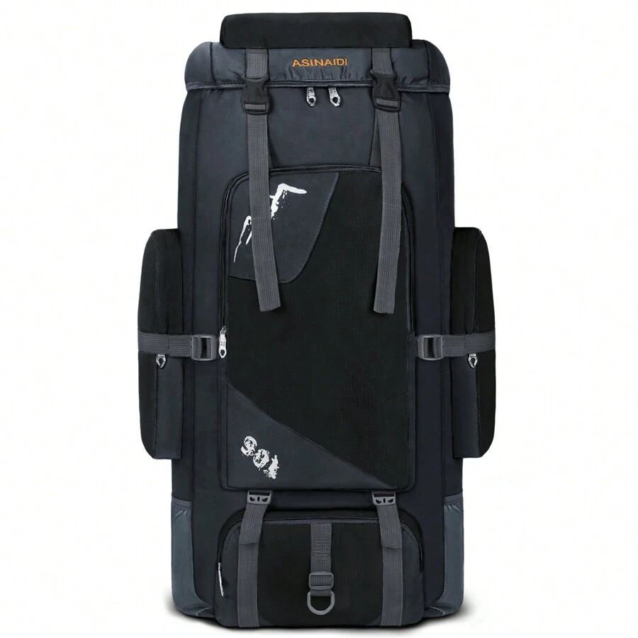 70L Hiking Backpack Camping Backpack Large Capacity Lightweight Travel Backpacks For Men - Black - View 1