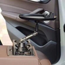 Car Cup Holder Tray For Adults Car Tray Table For Eating With Cell Phone Slot Lap Tray For Car Universal Adjustable Cup Tray Holder 360 Swivel Tray Fits Vehicle, Boats,Golf Cart, SUV And All Cars - Multicolor - View 3