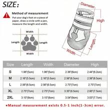 Set de 4 cubrepatas para perros medianos/grandes, antideslizantes y resistentes al agua