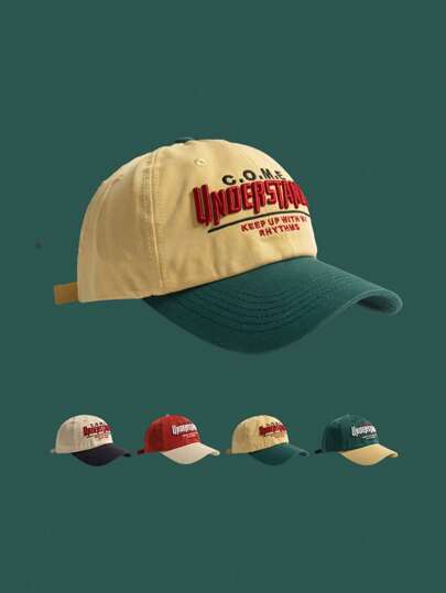 kissyouths Gorra de béisbol con estampado de letras casual, unisex, ajustable, apta para deportes al aire libre, ocio diario, fiestas, reuniones y regalos de festivales