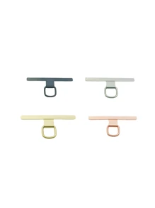 3 Packs Universal Ultra-Thin Metal Safety Lanyard Patch Phone Strap Accessories, Anti-Lost Safety Belt Connector, Scratch-Resistant Design Stainless Steel Parts, Suitable For Running, Mountaineering, Sports