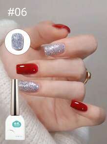 1 件 12ml 勃艮第猫眼指甲油凝胶，LED/UV，适合家庭和沙龙美甲、DIY、日常使用、秋冬季、圣诞节 - 紅色 - 查看 17