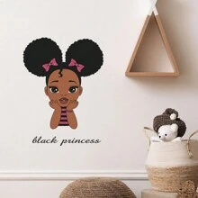 Decal dán tường cô gái, phim hoạt hình Châu Âu và Mỹ cô gái nhỏ bướm trích dẫn dán tường tranh tường tự làm bóc ra và dán tường nghệ thuật trang trí nhà hình nền cho phòng ngủ phòng khách TV ghế sofa trang trí tiệc mừng em bé trang trí gia đình quà tặng - Nhiều màu - Xem 10