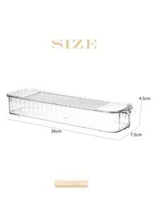 Multi-Functional Food Storage Container, Spice Rack, Household Dumpling Container, Refrigerator Side Door Multi-Layer Stackable - Multicolor - View 10