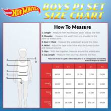 Hot Wheels Pyjamas 2 Piece Summer Nightwear Set Short PJs Soft Breathable Loungewear - Orange - View 5