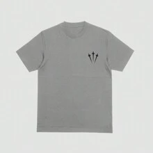 Men's Nocta Basic T-Shirt Blouse Imported Model New Release - Grey - View 3