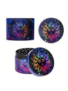 BROS 1 件，创意图案研磨机，金属研磨机，家用小工具，情人节礼物，新年礼物 - 彩色 - 查看 7