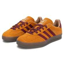 GAZELLE INDOOR Adidas Originals Unisex Retro Fashion Sneakers, JH5411 - Craft Ochre/dark Red/warm Sand - View 3