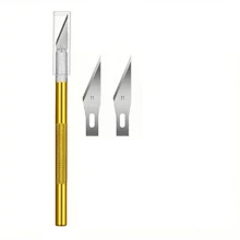 1 Set Precision Craft Hobby Knife Kit - High-Precision Utility Art Exact Knife Set With Extremely Sharp Razor Knives For Carving, Architecture Modeling, Scrapbooking, DIY Art Work Cutting And More - Comprehensive Tool For Crafty Individuals And Professionals,Back To School,School Supplies