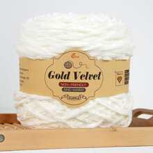 245g/捆天鹅绒金属雪尼尔纱，光泽迷人，质地细腻柔软，温暖舒适，易于编织，适用于毛衣、夹克、围巾、帽子、手套、毛毯和各种 DIY 手工艺品 - 彩色 - 查看 10