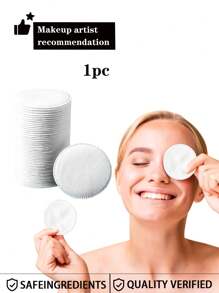 100pcs/50pcs Unisex Disposable Round Makeup Remover Pads, 6*6cm Disposable Skincare Cleansing Bags, Soft-Textured Makeup Remover Wipes For Nail Polish Removal, Makeup Removing Pads, Face Wash, Travel Portable Set, Suitable For Facial Care, Makeup, Skincare, Home Or Travel, Wedding, Party, Birthday, Women's Gift, Best Friend, Teacher, New Year, Christmas, Halloween Gift