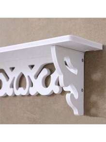 1 件壁挂式木质搁板、墙壁装饰展示架、浮动搁板支架房间装饰