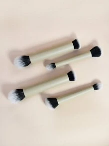 1 Stück doppelseitiger Pinsel, Make-up Pinsel, Multi-Funktions Kosmetikpinsel für Foundation, Concealer, Highlighter, Rouge. Feiertags Make-up Pinsel.