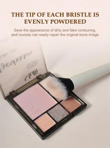 1 Stück doppelseitiger Pinsel, Make-up Pinsel, Multi-Funktions Kosmetikpinsel für Foundation, Concealer, Highlighter, Rouge. Feiertags Make-up Pinsel.