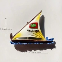 Magneți pentru frigider din rășină Decor pentru casă, Artizanat în stil retro, Decorare suveniruri de călătorie, Autocolant de perete - Multicolor - Vizualizare 8