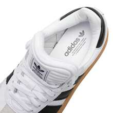 Adidas Originals SAMBA XLG 三葉草男鞋女鞋 情侶運動鞋復古休閒鞋 IE1377 - 白色/黑色 - 查看 6