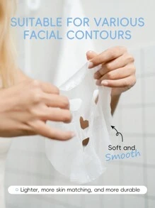 20pcs LAIKOU Milk Silk Moisturizing Face Mask, 25g Moisturizing Mask Patches, Perbaikan Mendalam, Cocok Untuk Semua Jenis Kulit, Untuk Wanita & Anak Perempuan, Dapat Digunakan Untuk Makeup Dan Spa - masker susu - View 7