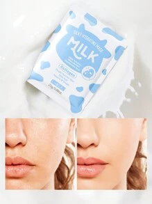 20pcs LAIKOU Milk Silk Moisturizing Face Mask, 25g Moisturizing Mask Patches, Perbaikan Mendalam, Cocok Untuk Semua Jenis Kulit, Untuk Wanita & Anak Perempuan, Dapat Digunakan Untuk Makeup Dan Spa - masker susu - View 3