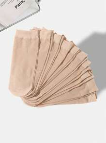 1/10/20 Paar einfarbige, bequeme kurze Socken für den Alltag, Damen- und Herren-Accessoires, Knöchelsocken, Bootssocken, günstige Kleidung, Y2K, süß, sportlich, lustig, Schuhe, Geschenk, Damen-Quastensocken - Verschiedenfarbig - Übersicht 9